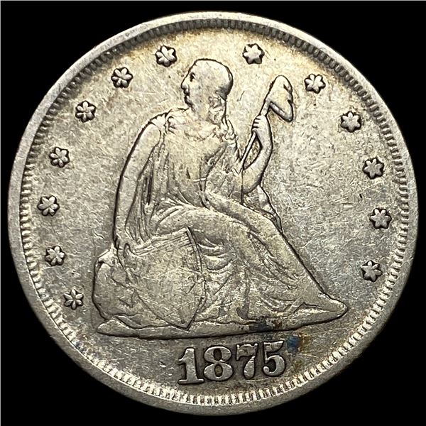 1875 Seated Liberty Twenty Cents CLOSELY  UNCIRCULATED