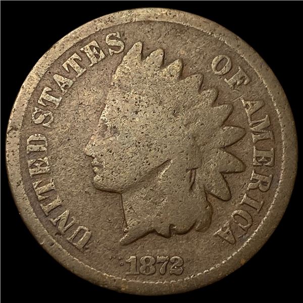 1872 Indian Head Cent NEARLY UNCIRCULATED