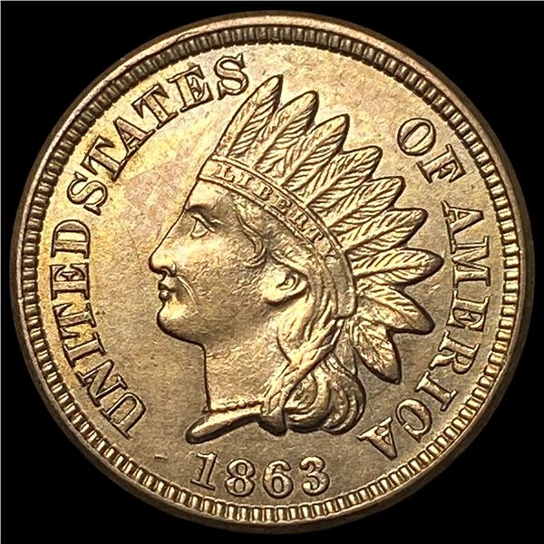 1863 Indian Head Cent CHOICE BU
