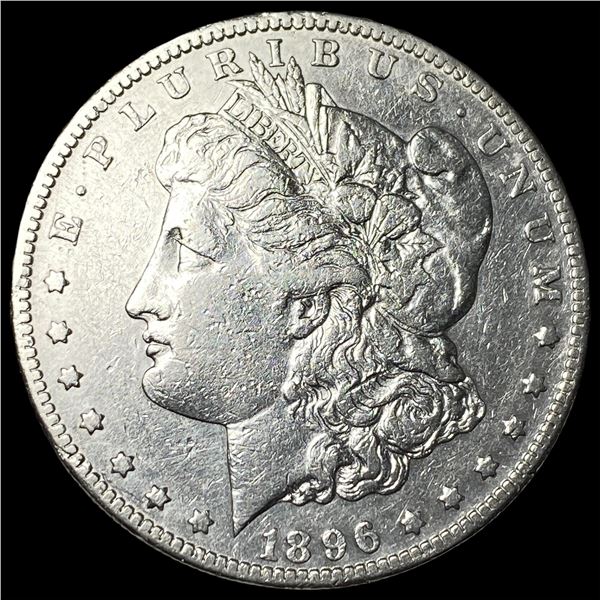 1896-S Silver Morgan Dollar CHOICE AU