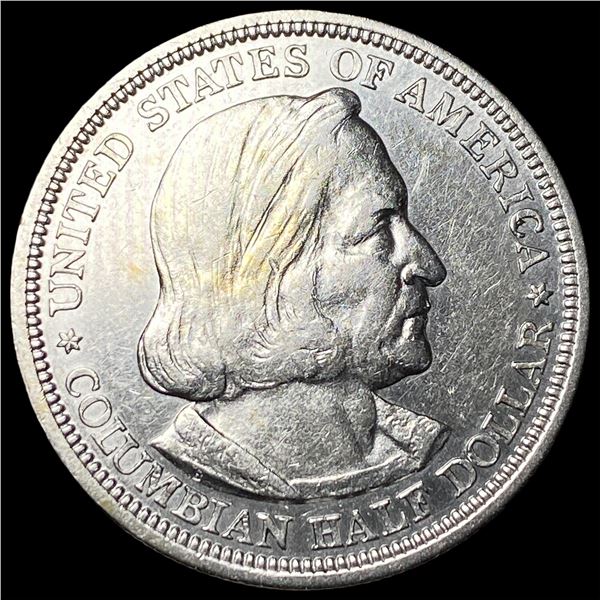 1893 Silver Columbian Half Dollar GEM BU