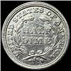 Image 2 : 1855 Silver Half Dime CHOICE BU
