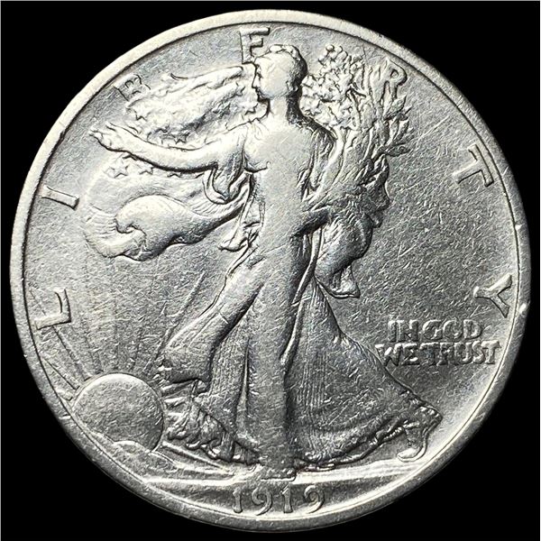 1919 Silver Walking Liberty Half Dollar NEARLY UNCIRCULATED