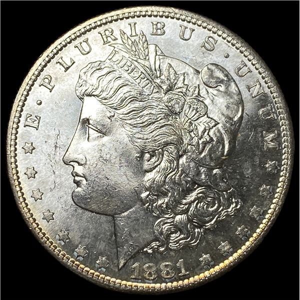 1881-S Silver Morgan Dollar CHOICE BU