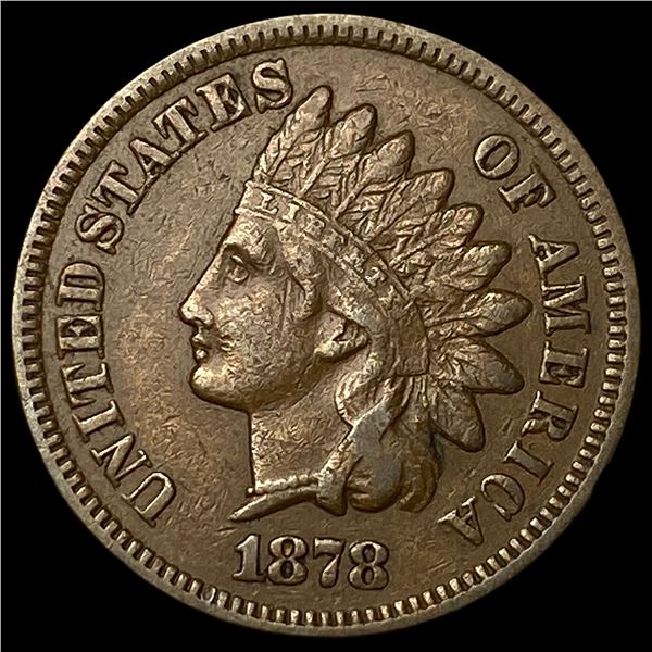 1878 Indian Head Cent CHOICE AU