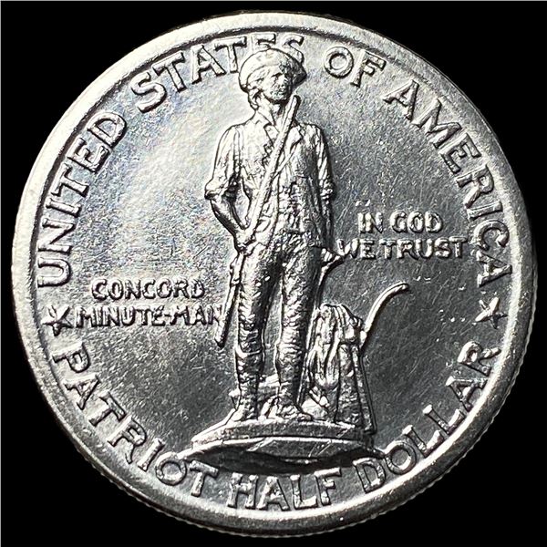 1925 Silver Lexington-Concord Half Dollar  UNCIRCULATED