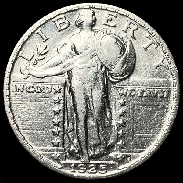 1925 Standing Liberty Silver Quarter CHOICE  AU