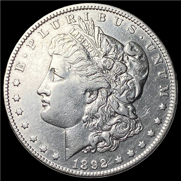 1892 Silver Morgan Dollar CLOSELY UNCIRCULATED