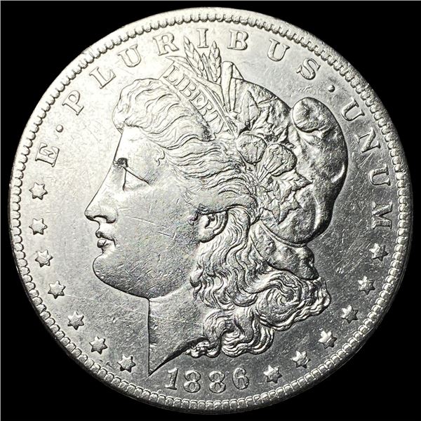 1886-O Silver Morgan Dollar CHOICE AU