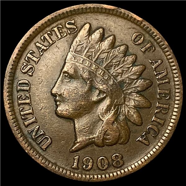 1908-S Indian Head Cent LIGHTLY CIRCULATED