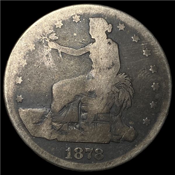 1878-S Silver Trade Dollar NICELY CIRCULATED