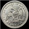 Image 2 : 1854 Arrows Silver Seated Liberty Quarter CHOICE BU