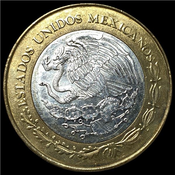 2007 Mexico Bi-Metallic 100 Pesos Quintana  Roo UNCIRCULATED
