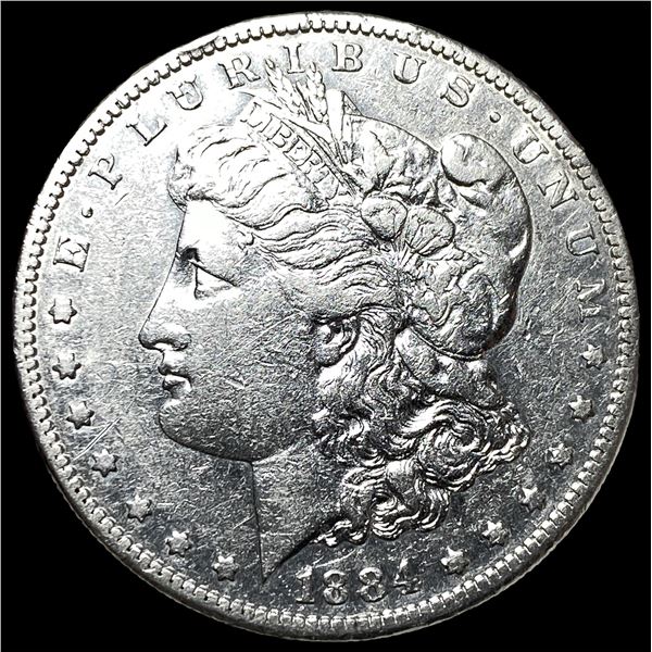 1884-S Morgan Silver Dollar ABOUT UNCIRCULATED