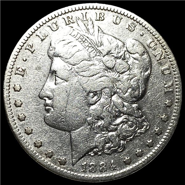 1884-S Silver Morgan Dollar CLOSELY UNCIRCULATED