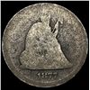 Image 1 : 1877 Silver Seated Liberty Quarter NICELY CIRCULATED
