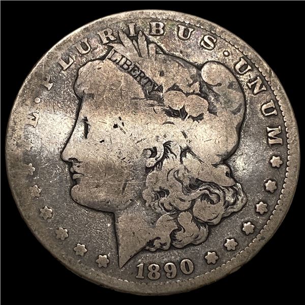 1890-CC Silver Morgan Dollar LIGHTLY  CIRCULATED