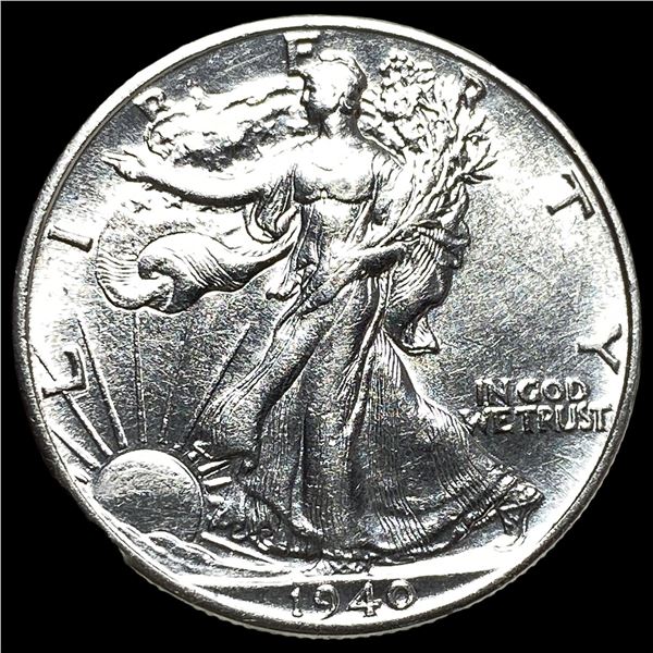 1940 Silver Walking Liberty Half Dollar  CHOICE BU