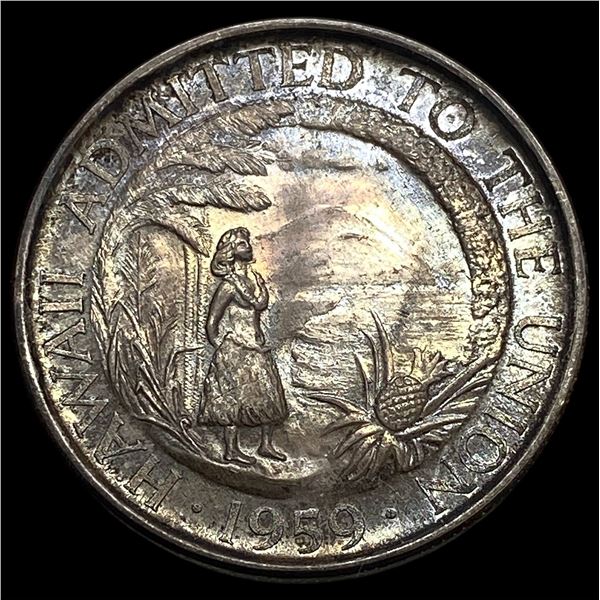 Hawaii 1959 Silver Statehood Medal  UNCIRCULATED
