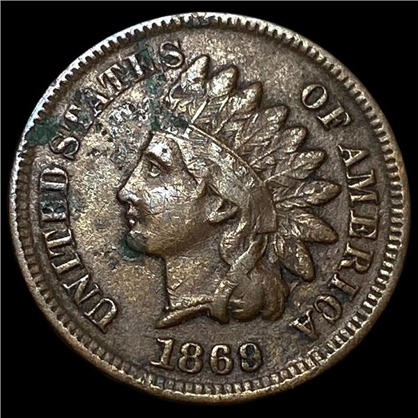 1869 Indian Head Cent CLOSELY UNCIRCULATED