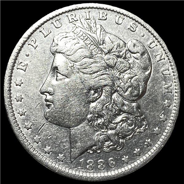 1886-O Silver Morgan Dollar NEARLY  UNCIRCULATED