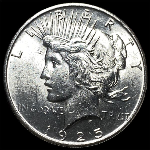 1925 Silver Peace Dollar CHOICE BU