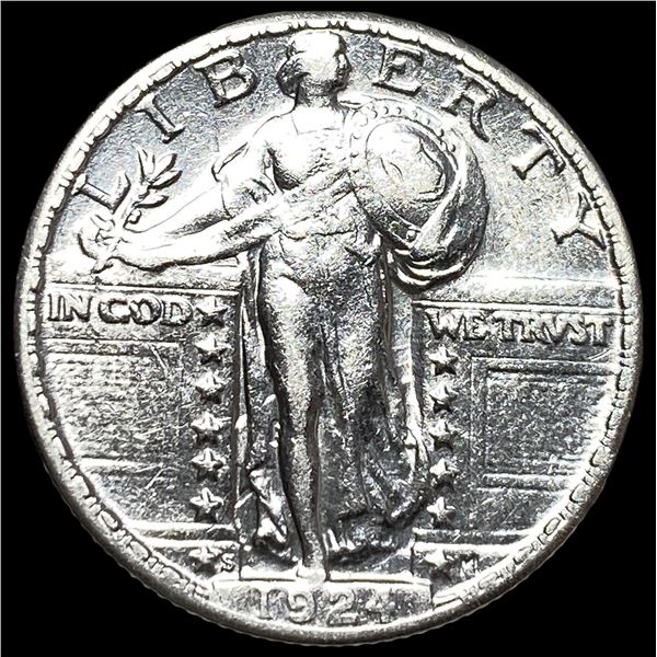 1924-S Silver Standing Liberty Quarter  UNCIRCULATED