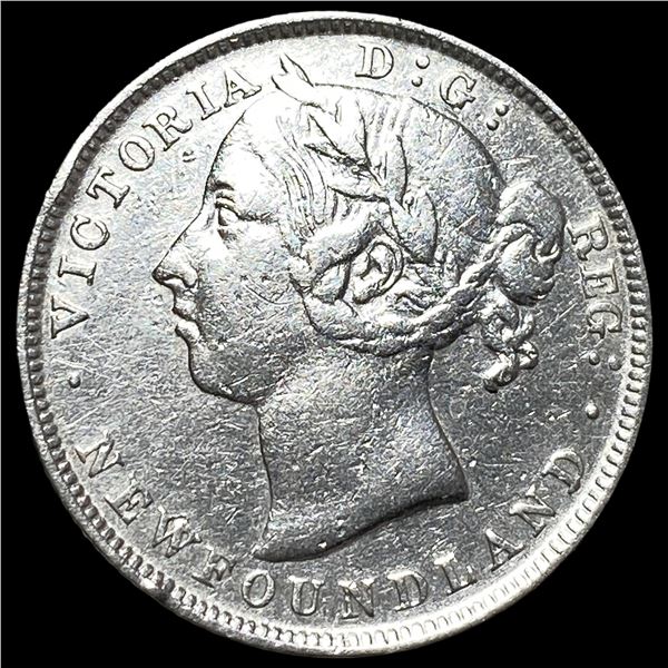 1900 Newfoundland Silver 20 Cents  UNCIRCULATED