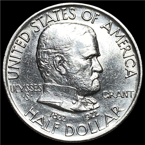 1922 Silver Grant Memorial Half Dollar NICELY CIRCULATED