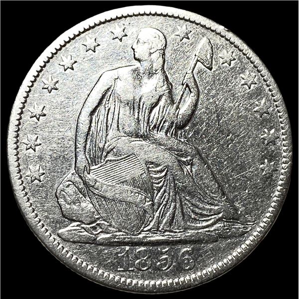 1856-O Silver Half Dollar CLOSELY  UNCIRCULATED