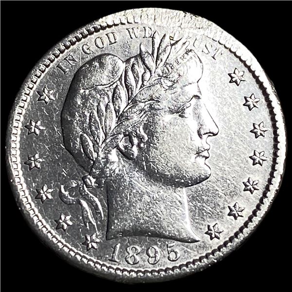 1895-S Silver Barber Quarter HIGH GRADE