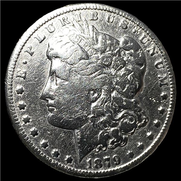 1879-CC Silver Morgan Dollar NEARLY UNCIRCULATED