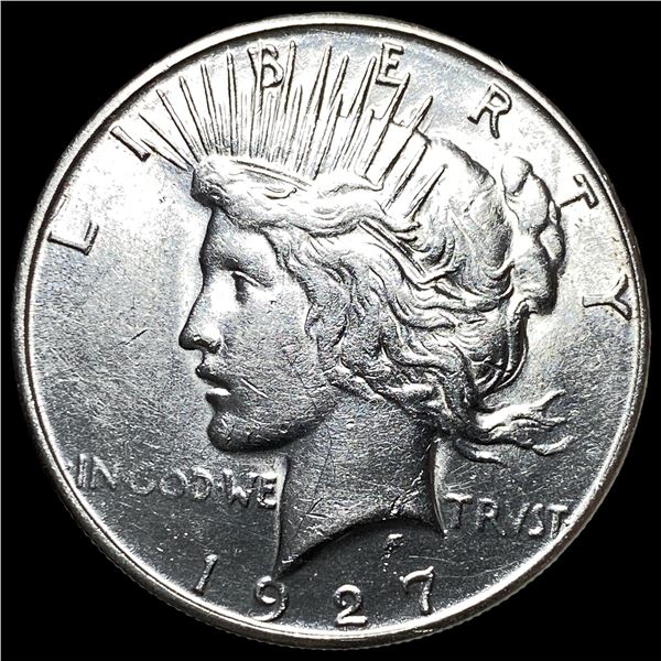 1927-S Silver Peace Dollar NEARLY  UNCIRCULATED