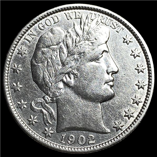 1902 Silver Half Dollar (Barber) UNCIRCULATED