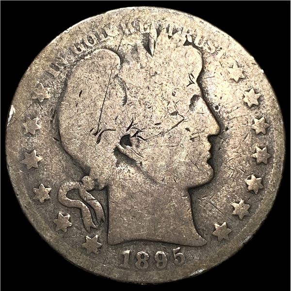 1895-O Silver Barber Half Dollar NICELY CIRCULATED