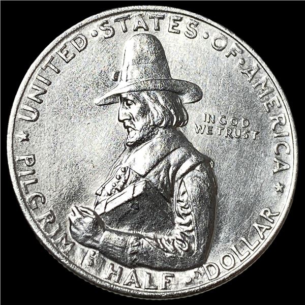 1920 Silver Pilgrim Half Dollar GEM BU