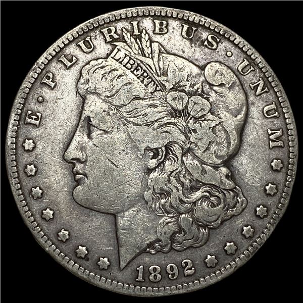 1892-S Silver Morgan Dollar NEARLY  UNCIRCULATED