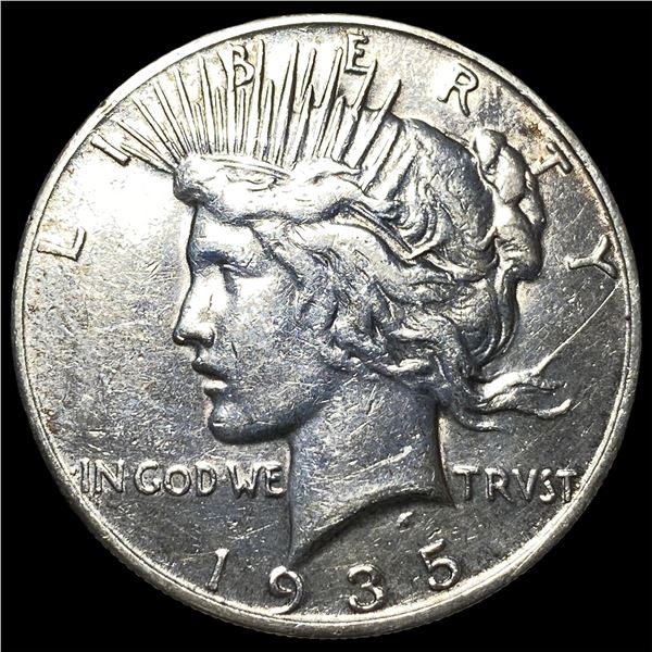 1935 Silver Peace Dollar CLOSELY UNCIRCULATED