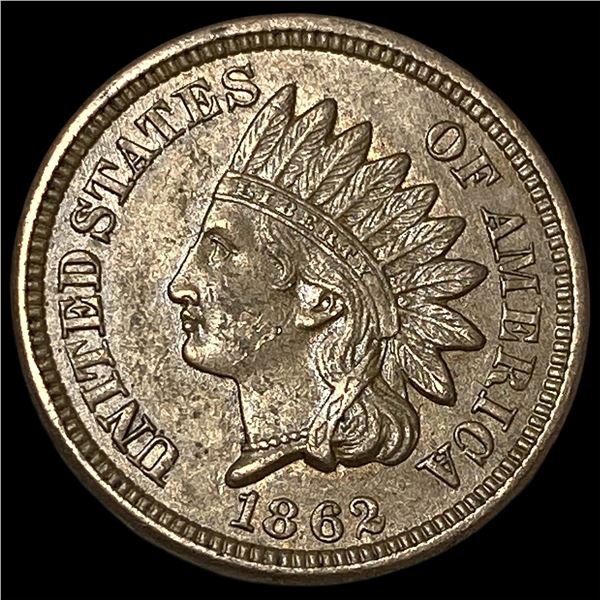 1862 Copper-Nickel Indian Head Cent  UNCIRCULATED