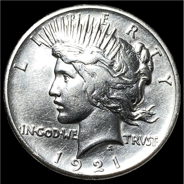 1921 Silver Peace Dollar CHOICE AU