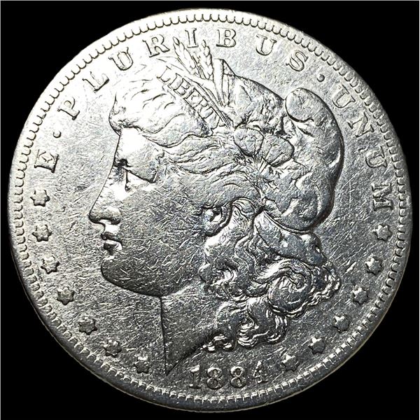 1884-S Silver Morgan Dollar NEARLY  UNCIRCULATED