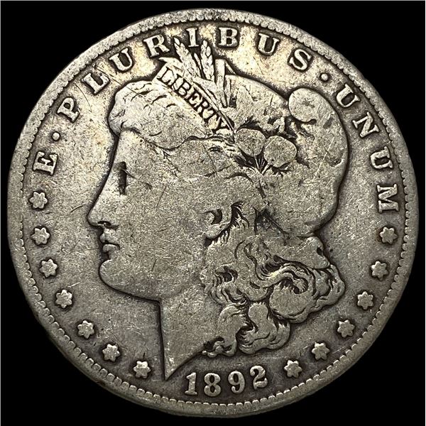 1892-S Silver Morgan Dollar LIGHTLY  CIRCULATED