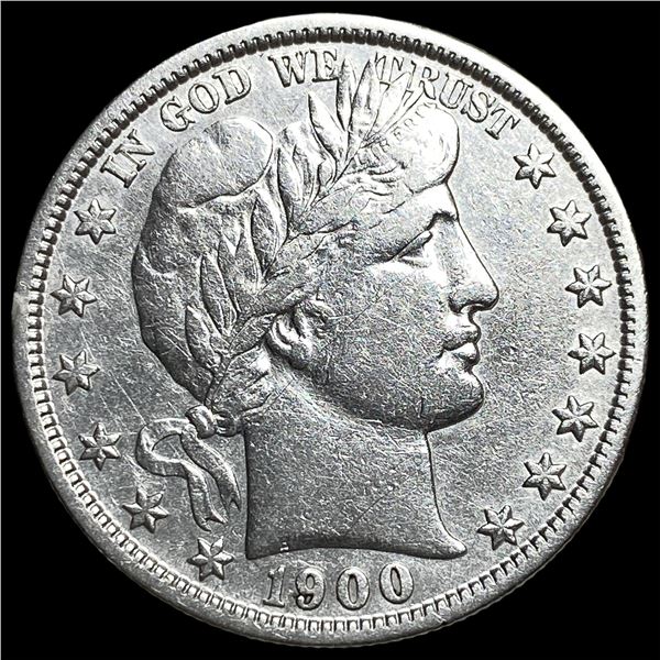 1900-S Silver Barber Half Dollar CHOICE AU