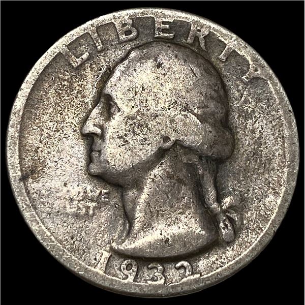 1932-D Silver Washington Quarter LIGHTLY  CIRCULATED