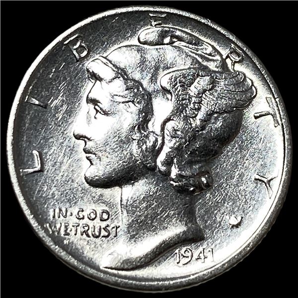 1941-D Silver Mercury Dime CHOICE BU