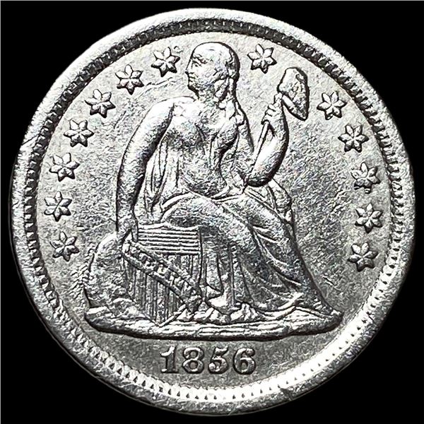 1856 Silver Seated Liberty Dime UNCIRCULATED