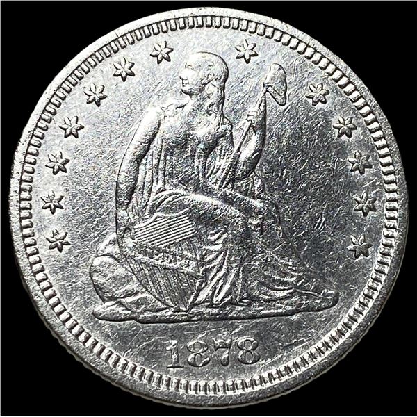 1878 Silver Seated Liberty Quarter UNCIRCULATED