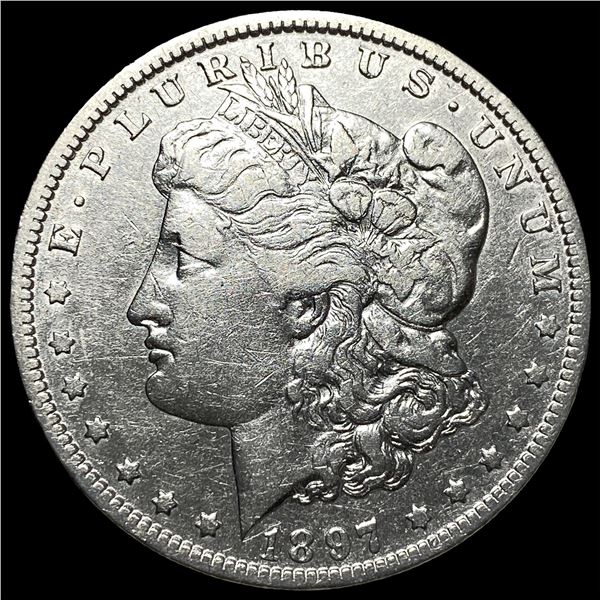 1897-O Silver Morgan Dollar NEARLY  UNCIRCULATED