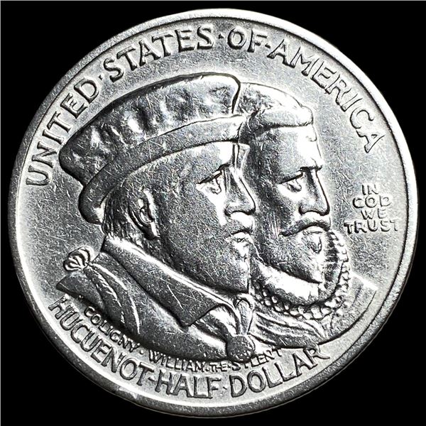 1924 Silver Huguenot-Walloon Half Dollar GEM  BU