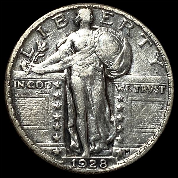 1928 Standing Liberty Silver Quarter CLOSELY  UNCIRCULATED